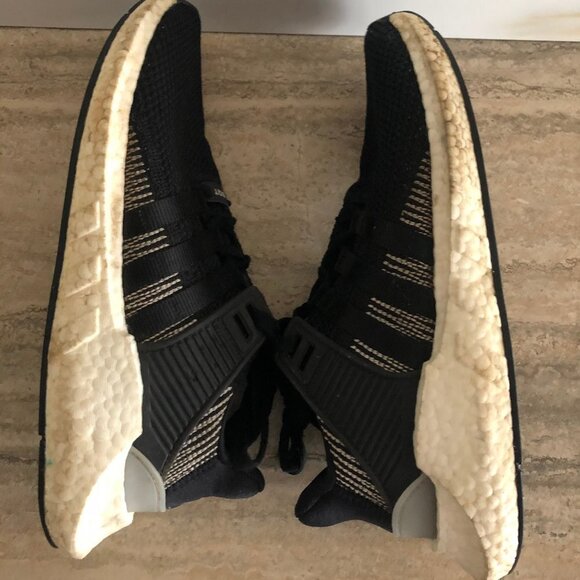 Black and White Adidas EQT Sneakers Size 9.5 - Picture 4 of 8